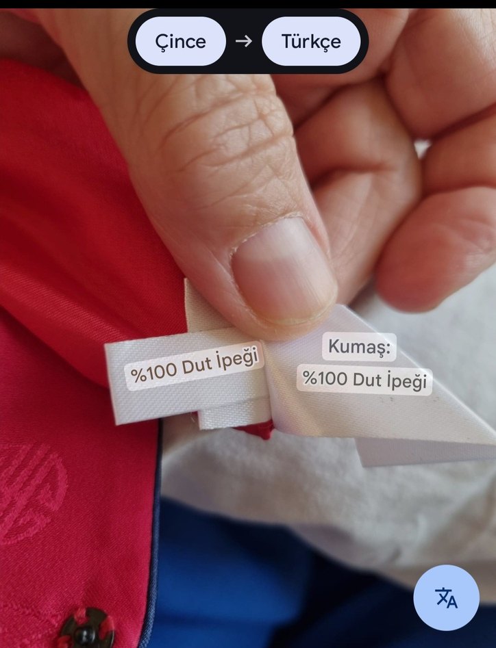 Xiuniang Kırmızı Geleneksel Çin Bluzu - Görsel 5