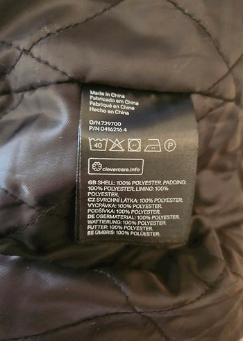 H&M Haki Renkli Uzun Mont - Görsel 4