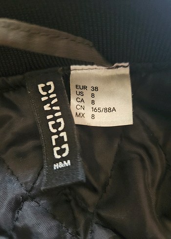 H&M Haki Renkli Uzun Mont - Görsel 3