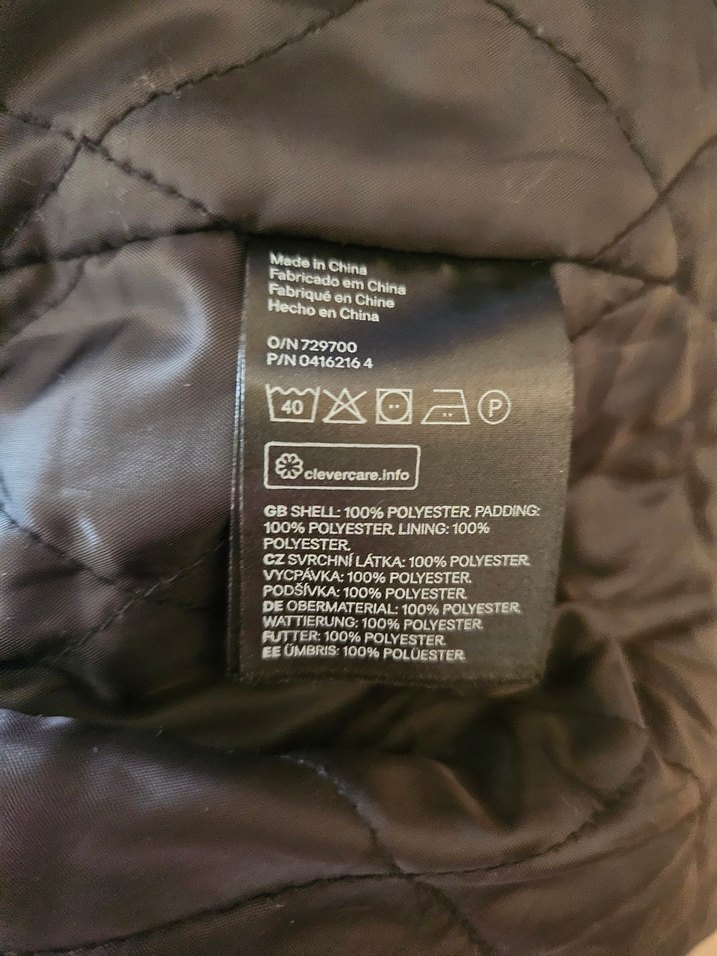 H&M Haki Renkli Uzun Mont - Görsel 4