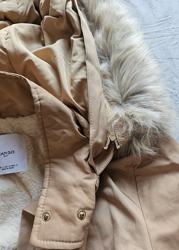 Mango Kapüşonlu Mont - Görsel 6