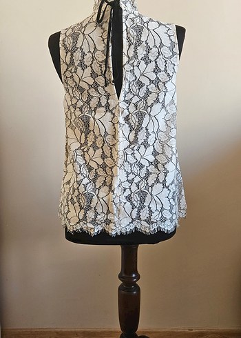 H&M Dantel Bluz - Görsel 2