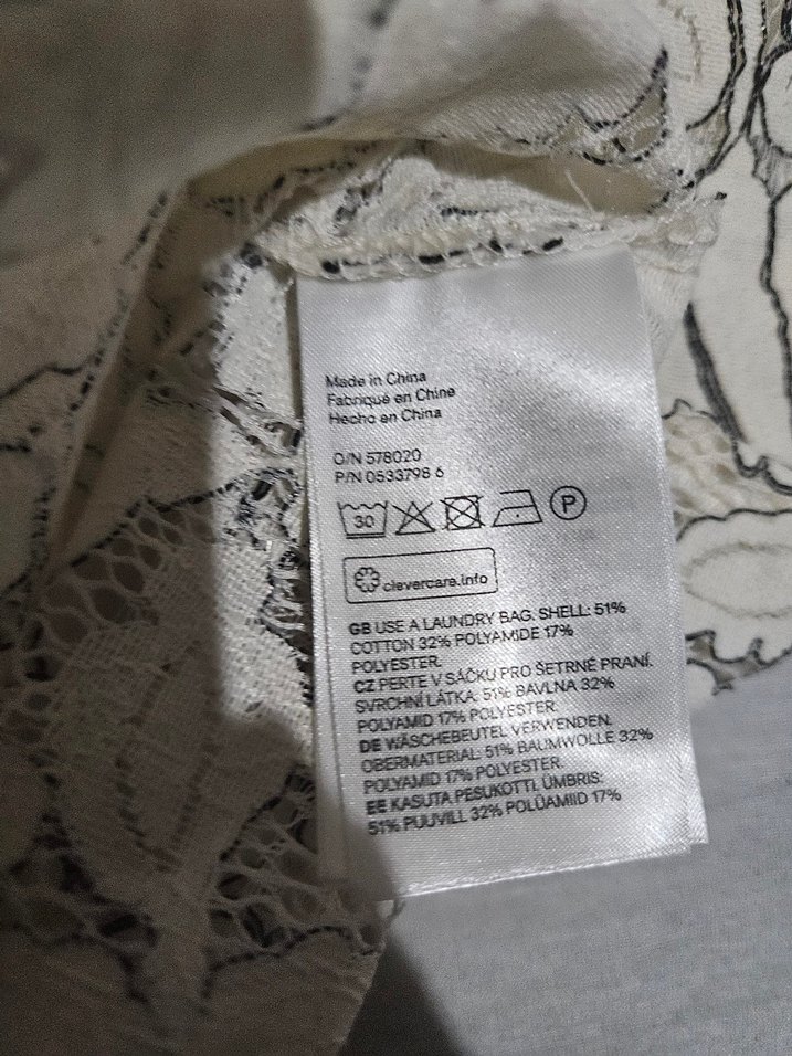 H&M Dantel Bluz - Görsel 4