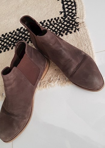Hotiç Kahverengi Süet Kadın Dolgu Topuklu Bot - Görsel 2