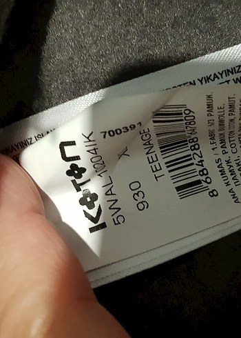 Koton Crop, Baskılı Kadın Sweatshirt - Görsel 3