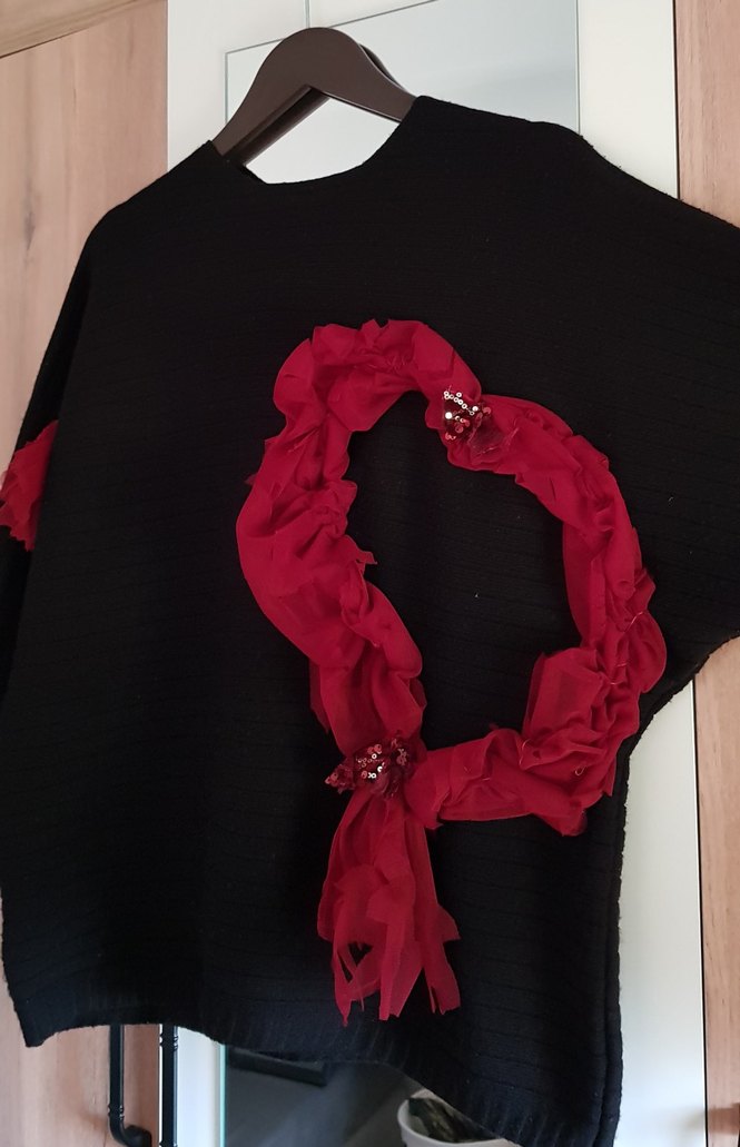 Sevgililer günü icin giy çık tasarım kazak  iade alınmıyor - Görsel 5