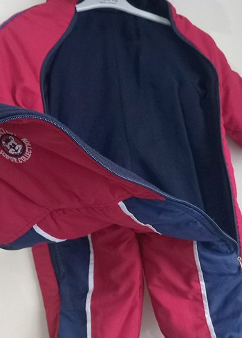 sıfır etiketli Bordo Fermuarlı Kayak Tulumu - Görsel 3