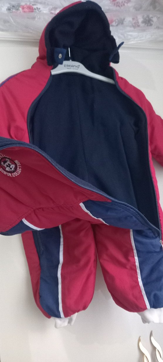 sıfır etiketli Bordo Fermuarlı Kayak Tulumu - Görsel 3