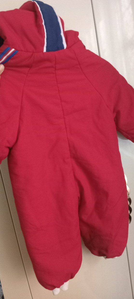 sıfır etiketli Bordo Fermuarlı Kayak Tulumu - Görsel 2