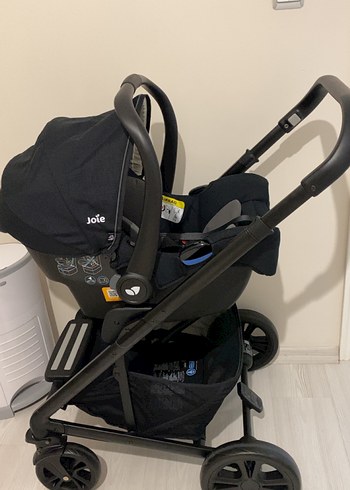 Siyah Joie Bebek Oto Koltuğu ve Puset Chrome - Görsel 2
