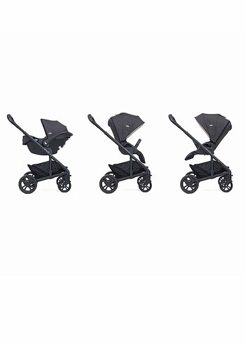 Siyah Joie Bebek Oto Koltuğu ve Puset Chrome - Görsel 5