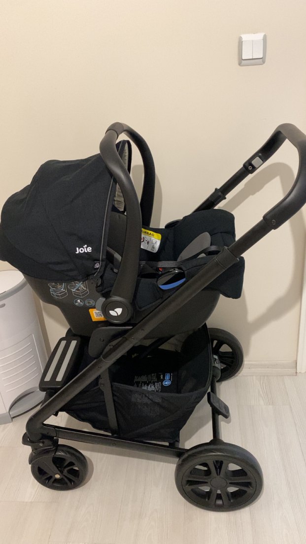 Siyah Joie Bebek Oto Koltuğu ve Puset Chrome - Görsel 2
