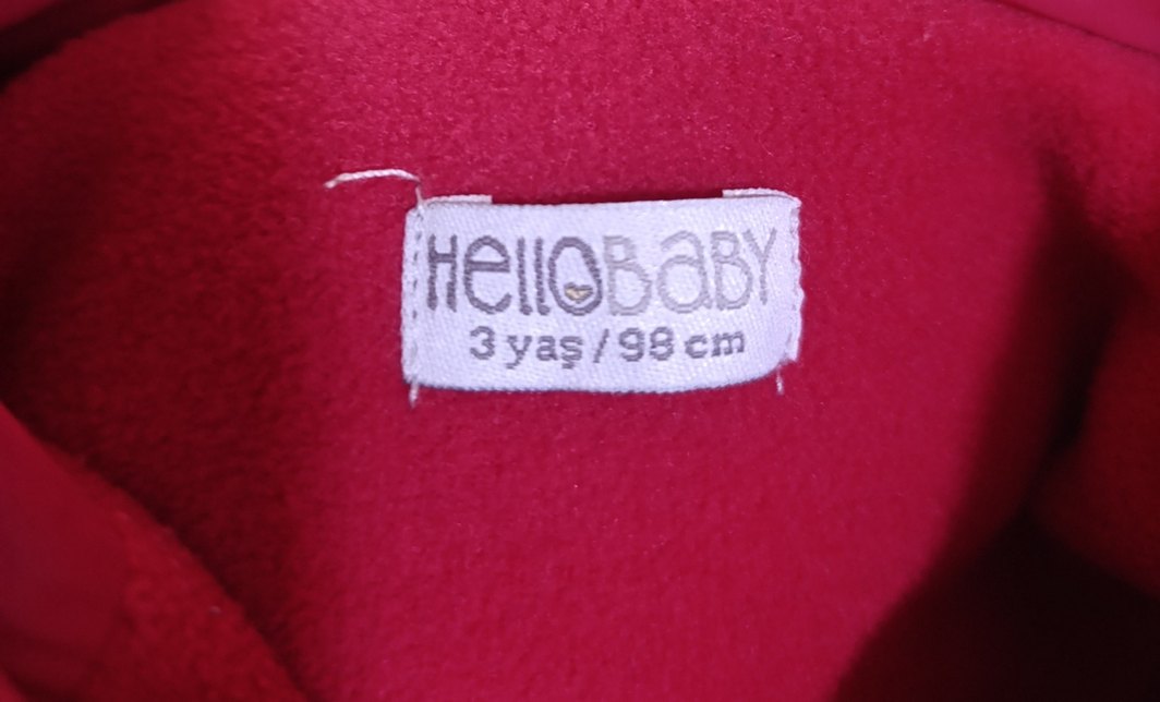 Bordo Fermuarlı Kız Çocuk Mont - Görsel 2