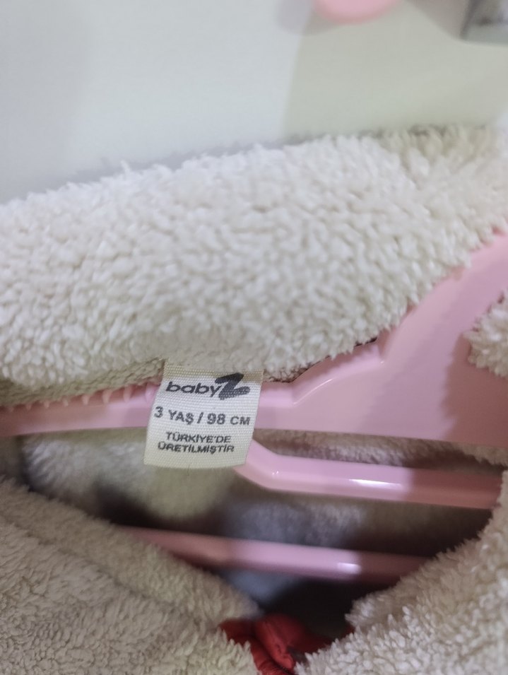 Düğmeli Kız Çocuk Mont - Görsel 2