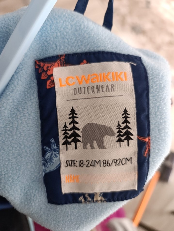 Erkek Çocuk Renkli Dinozor Desenli Yağmurluk - Görsel 2