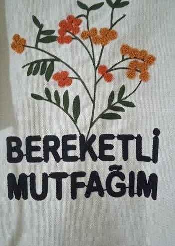 Beyaz Baskılı Mutfak Önlüğü - Görsel 2