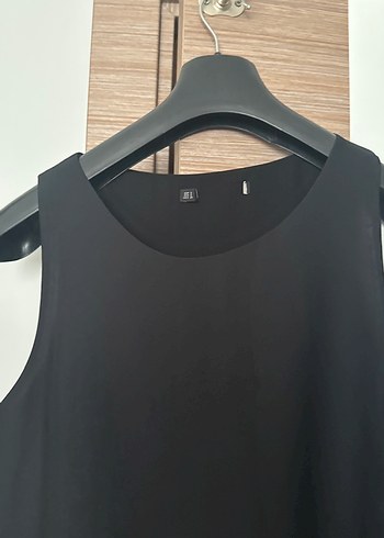 Siyah Dantelli Mini Kayık Yaka Bluz - Görsel 3