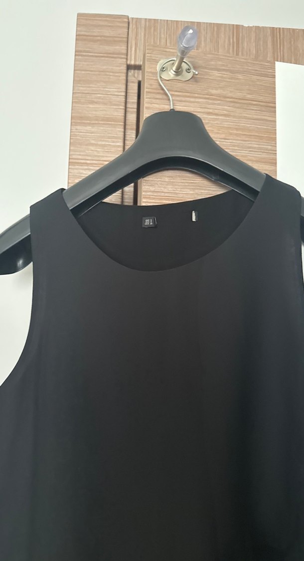 Siyah Dantelli Mini Kayık Yaka Bluz - Görsel 3