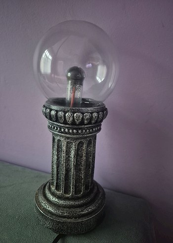 Gri Antik Görünümlü Masa Lambası - Görsel 2