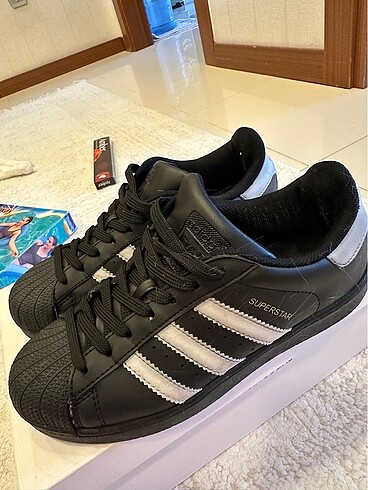 38,5 Beden siyah Renk Adidas Superstar