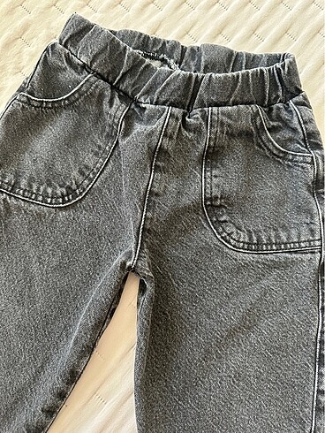 18-24 Ay Beden siyah Renk Çocuk Jogger Jean