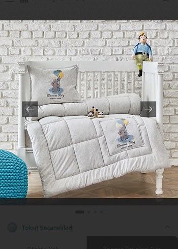 Karaca Home Bebek Yorgan Seti Pamuklu - Görsel 2