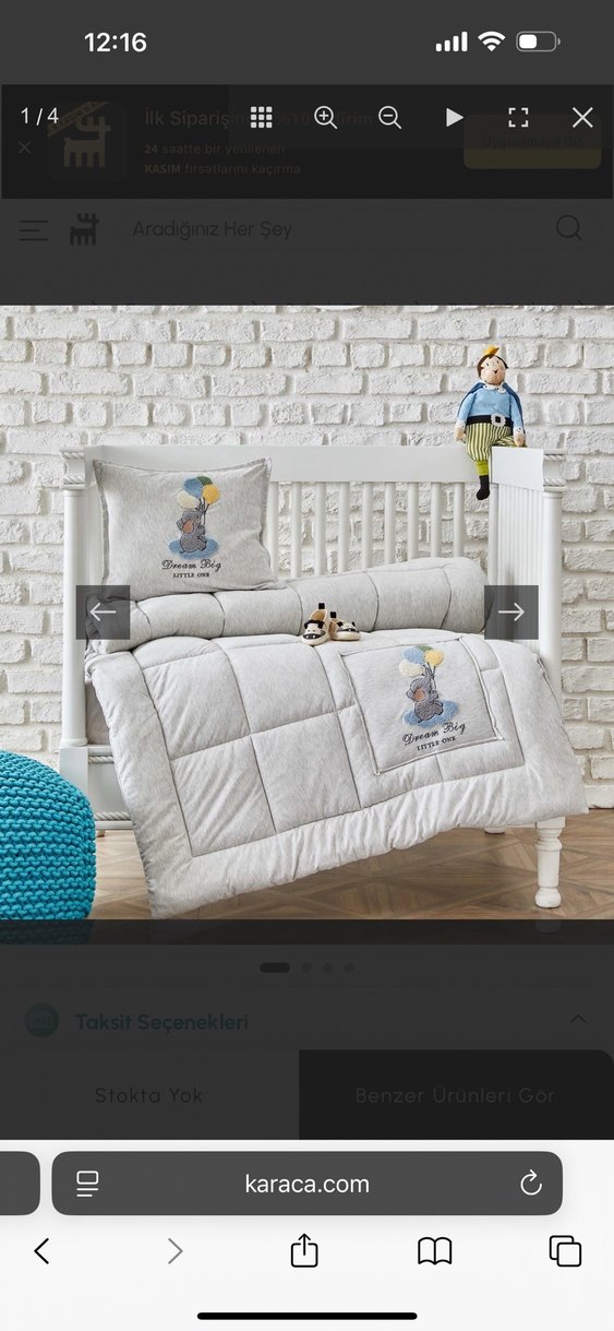 Karaca Home Bebek Yorgan Seti Pamuklu - Görsel 2