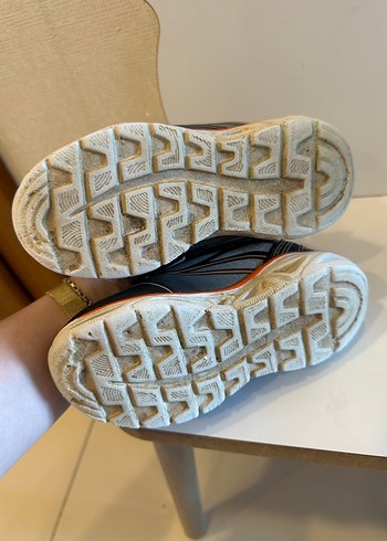 26 Beden Buckhead Çocuk Işıklı Spor Ayakkabı 3026 Siyah Turuncu