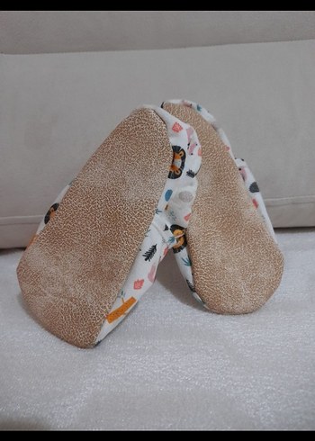 Renkli Baskılı Erkek Bebek Ev Ayakkabısı - Görsel 2