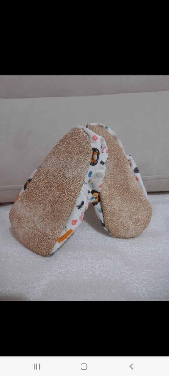 Renkli Baskılı Erkek Bebek Ev Ayakkabısı - Görsel 2