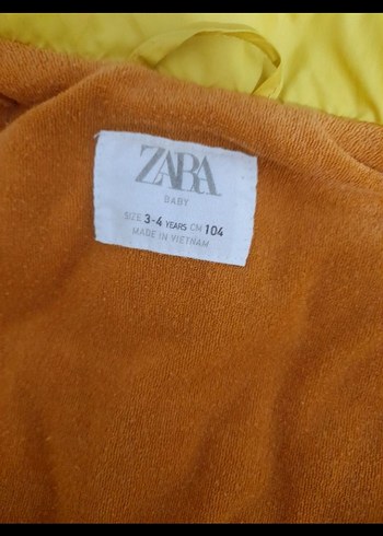 Sarı Erkek Çocuk Fermuarlı Yelek - Görsel 3