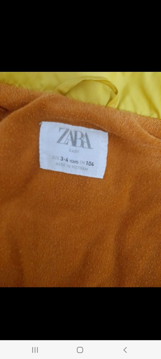 Sarı Erkek Çocuk Fermuarlı Yelek - Görsel 3