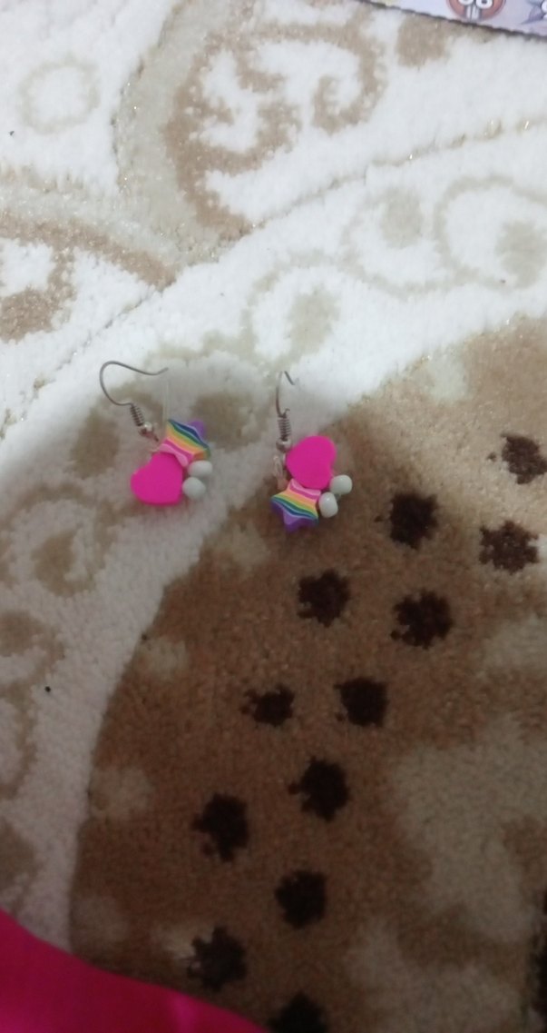 küpe,toka ve bir adet kart - Görsel 3