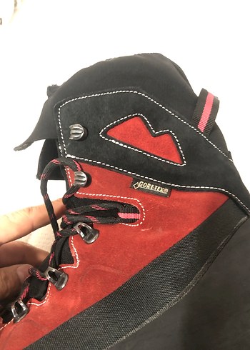 Kırmızı Erkek Outdoor Botu, Cırt Cırtlı, Kauçuk - Görsel 3