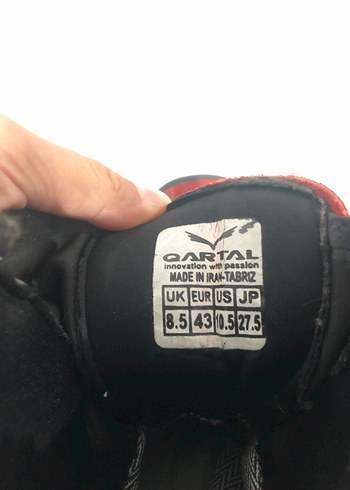 Kırmızı Erkek Outdoor Botu, Cırt Cırtlı, Kauçuk - Görsel 7