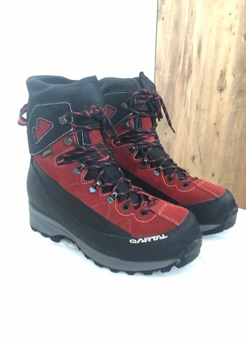 Kırmızı Erkek Outdoor Botu, Cırt Cırtlı, Kauçuk - Görsel 4