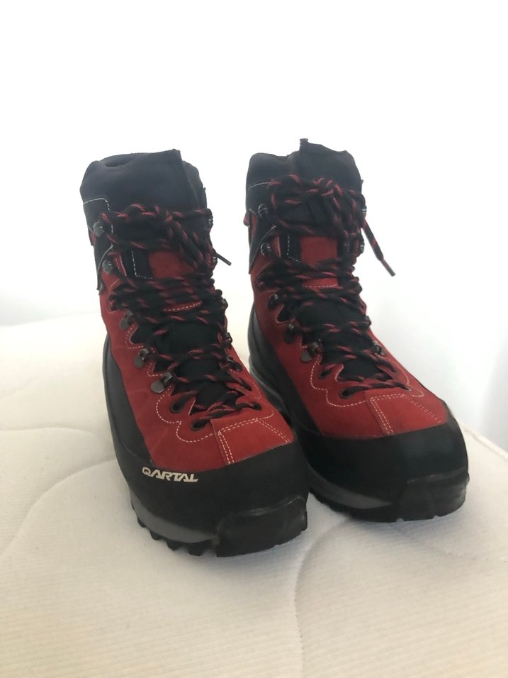 Kırmızı Erkek Outdoor Botu, Cırt Cırtlı, Kauçuk - Görsel 5