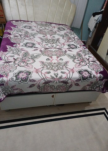 Mor Baskılı çift kişilik Battaniye - Görsel 4