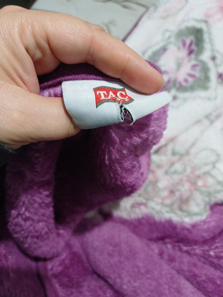 Mor Baskılı çift kişilik Battaniye - Görsel 3