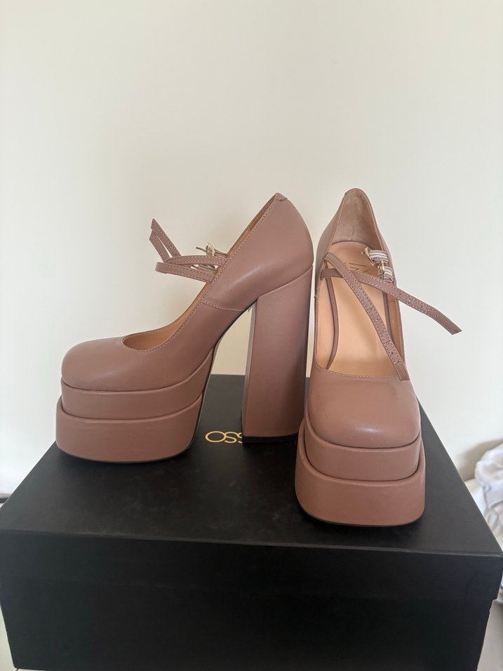 Versace muadili IL PASSO markasından Kadın Platform Topuklu - Görsel 3