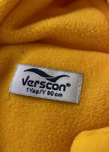 Sarı astronot tulum 80 cm bebek - Görsel 2