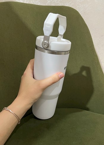 Beyaz Stanley Çocuk Termos Şişesi - Görsel 3