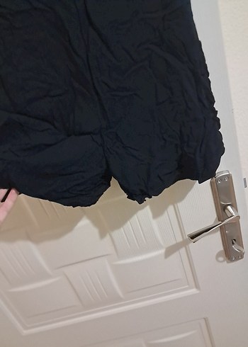 Siyah Mini askılı Kolsuz Tulum - Görsel 2