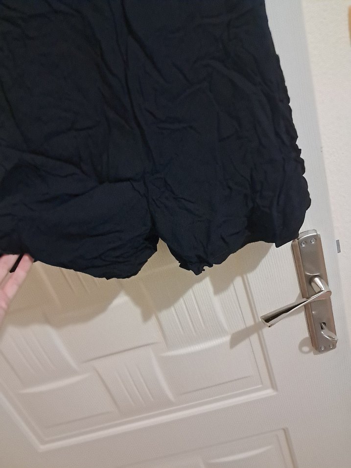 Siyah Mini askılı Kolsuz Tulum - Görsel 2