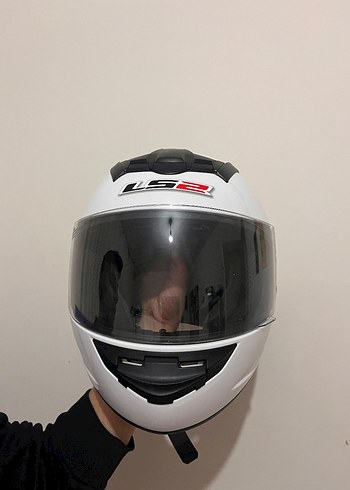 LS2 marka Beyaz kusursuz kask - Görsel 2