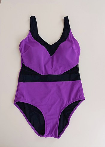 Mor Kemerli Kadın Mayo - Görsel 3