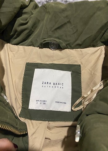 kısa haki yeşil Mont - Görsel 2