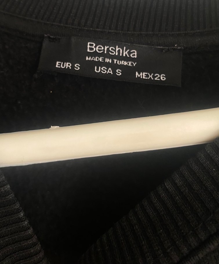 Siyah Baskılı oversize kalıp Sweatshirt - Görsel 2