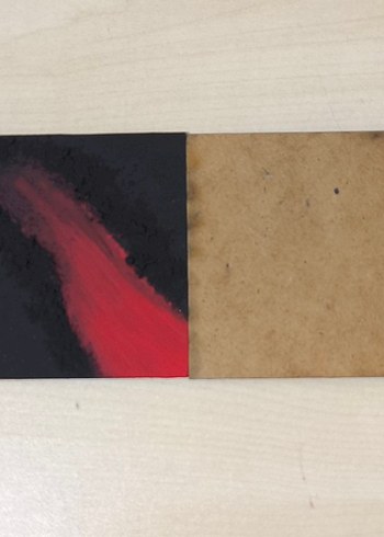 Düşüncelerin Yolculuğu | El Yapımı Tablo | 10x10 - Görsel 3