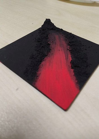 Düşüncelerin Yolculuğu | El Yapımı Tablo | 10x10 - Görsel 2